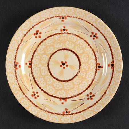 Old World Cream Salad Plate