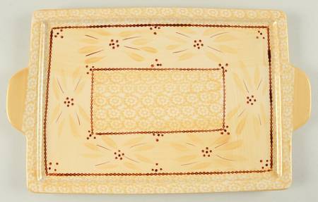 Old World Cream 15" Rectangular Tray