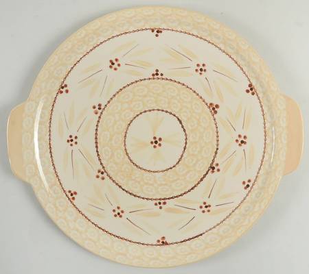 Old World Cream Lid-It for 3 Qt Round Baker for Baker & Ramekins Set (Chip & Dip)