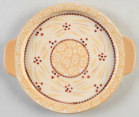 Old World Cream 8" Round Lid-It (Trivet,Tray,Baker Lid)
