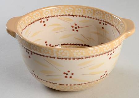 Old World Cream 6" 1 Qt Round Bowl
