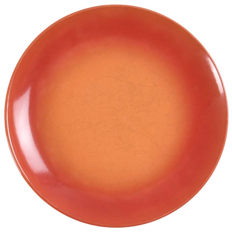Ombre Red Salad Plate