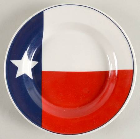 Lone Star Salad Plate