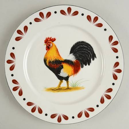 Rooster Dinner Plate