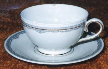 TIR613 Footed Cup & Saucer Set