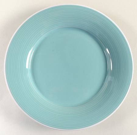 Colorblock Blue Salad Plate