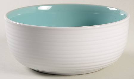 Colorblock Blue Soup/Cereal Bowl