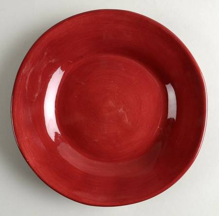 Napoli Red Salad Plate