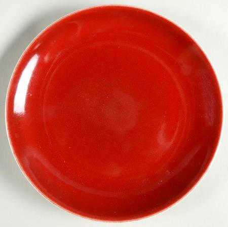 Cambridge Red Salad Plate