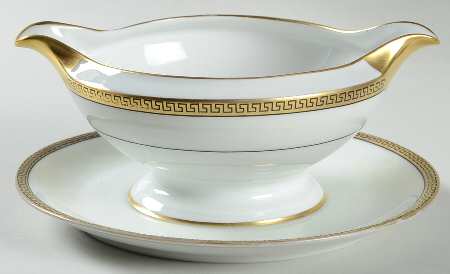 THO526 Gravy Boat with Attached Underplate