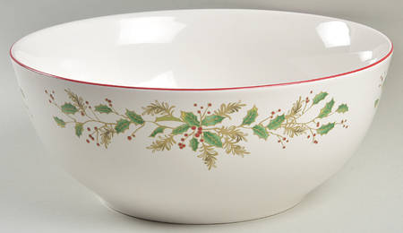 Classic Tidings 10" Large Salad Serving Bowl