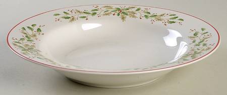 Classic Tidings Rim Soup Bowl