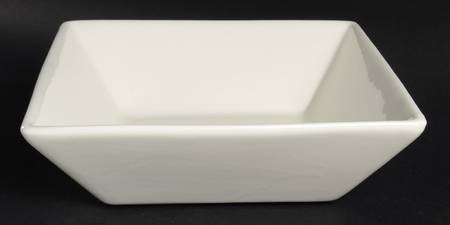 Nova White 10" Square Serving Bowl