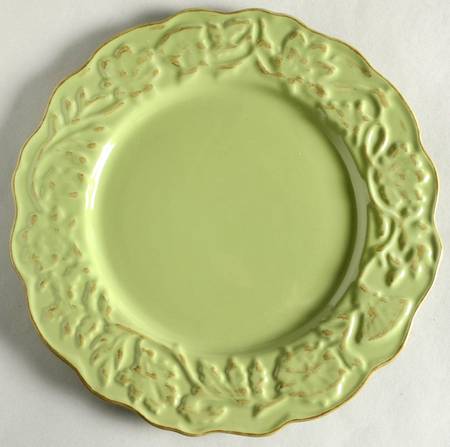 Charlotte Chartreuse Salad Plate