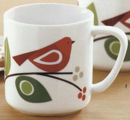 Birds and Berries Mug