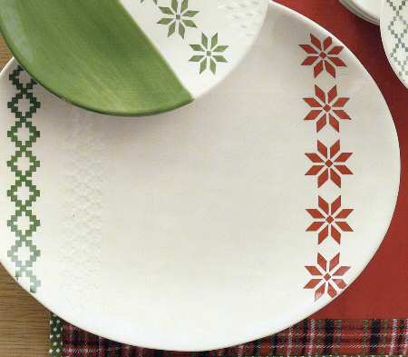 Nordic Winter 13" Oval Serving Platter