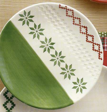 Nordic Winter Luncheon Plate