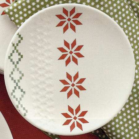 Nordic Winter Tidbit Plate