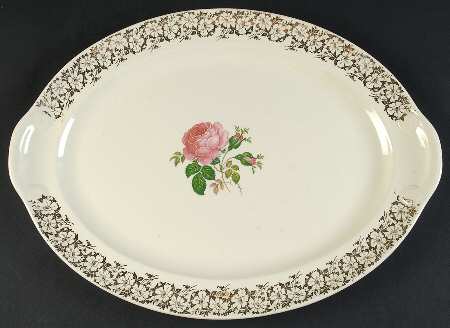 1038 15" Oval Serving Platter