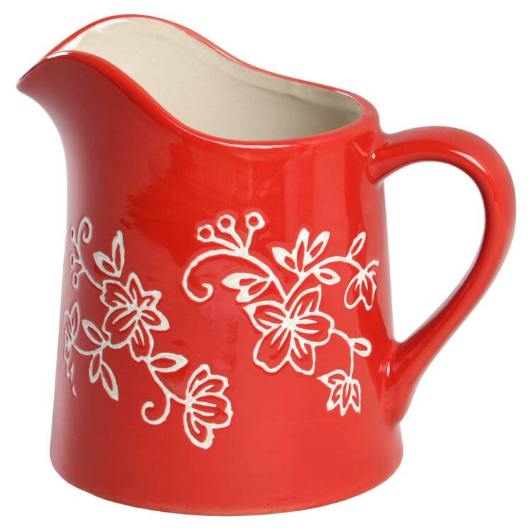 Floral Lace Red Creamer (Centertaining Lazy Susan Set)