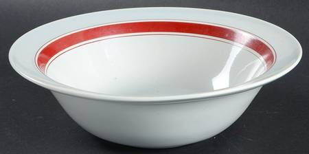 Chatham Modern Maroon 9" Round Vegetable Bowl