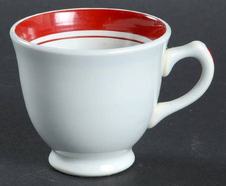 Chatham Modern Maroon Footed Demitasse Cup