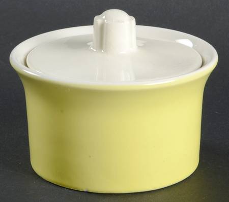 Checks & Daisies Sugar Bowl & Lid
