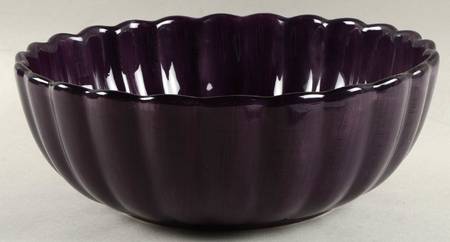 Lucca Plum 11" Large Salad Serving Bowl