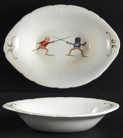 Brownies Navarre (No Gold Trim) 6" Pickle Dish