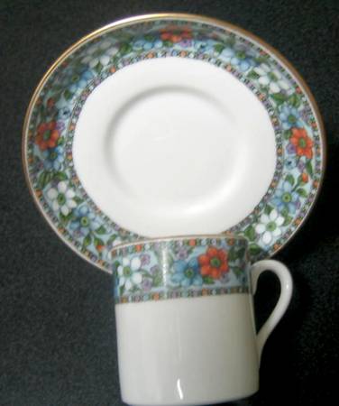 9445 Flat Demitasse Cup & Saucer Set