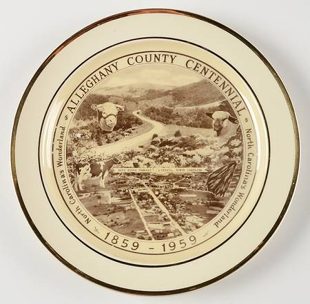 North Carolina Souvenir Plates by Taylor, Smith &amp; Taylor (Ts&amp;T)