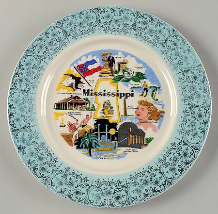 State Souvenir Plates (Version A) Souvenir Plate