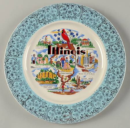 State Souvenir Plates (Version A) Souvenir Plate