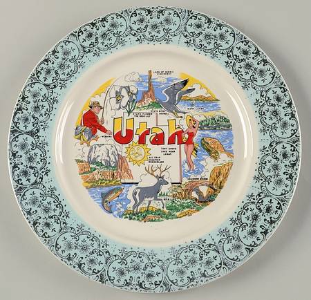 State Souvenir Plates (Version A) Souvenir Plate