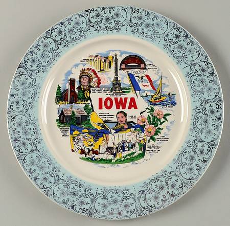 State Souvenir Plates (Version A) Souvenir Plate