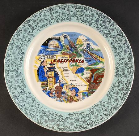State Souvenir Plates (Version A) Souvenir Plate