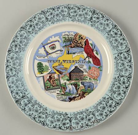 State Souvenir Plates (Version A) Souvenir Plate