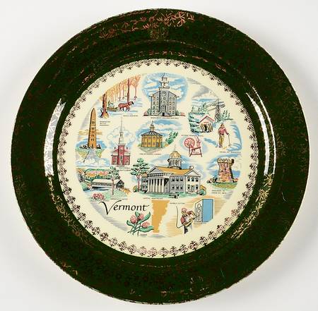 State Souvenir Plate (Version C) Souvenir Plate