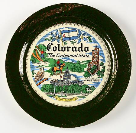State Souvenir Plate (Version C) by Taylor, Smith &amp; Taylor (Ts&amp;T)