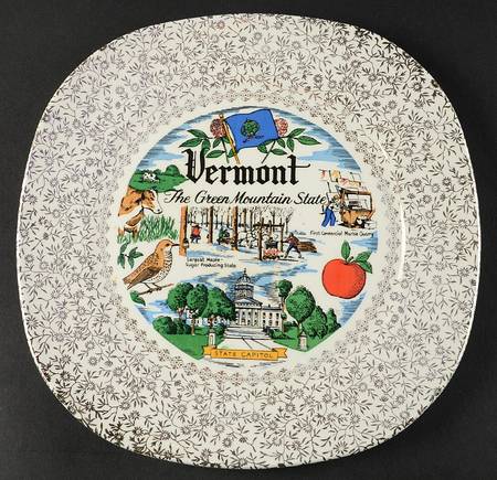 State Souvenir Plates (Version D) Souvenir Plate