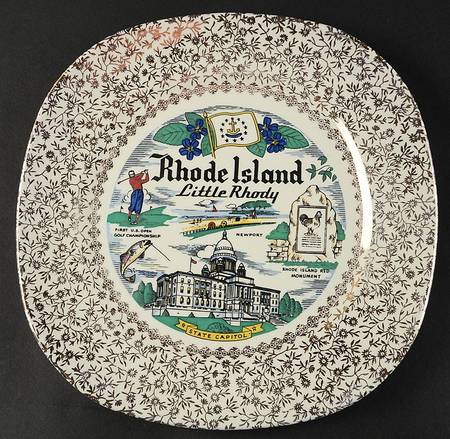 State Souvenir Plates (Version D) Souvenir Plate