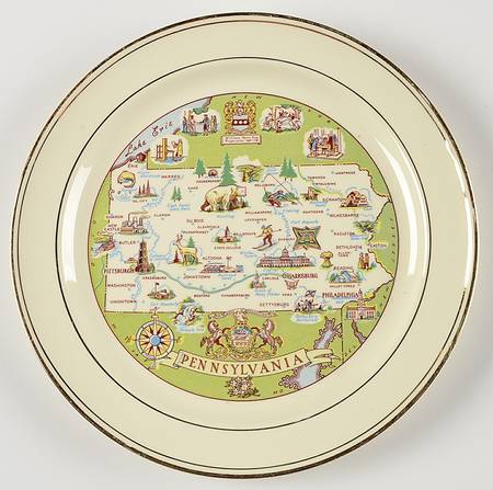 State Souvenir Plates (Version E) Souvenir Plate