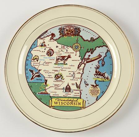State Souvenir Plates (Version E) Souvenir Plate