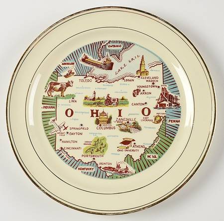 State Souvenir Plates (Version E) Souvenir Plate