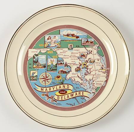 State Souvenir Plates (Version E) Souvenir Plate