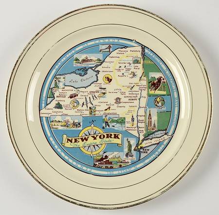 State Souvenir Plates (Version E) by Taylor, Smith &amp; Taylor (Ts&amp;T)