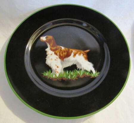 Hunting Dogs Salad Plate