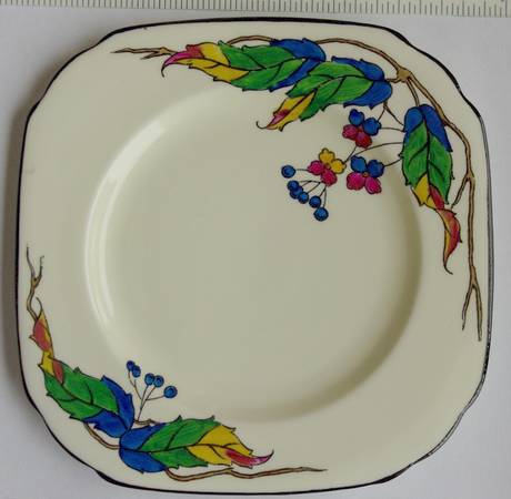 TUS191 Square Salad Plate
