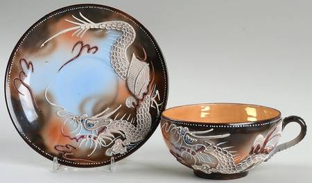 TKI80 Footed Cup & Saucer Set