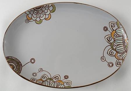 Vermillion 16" Oval Serving Platter